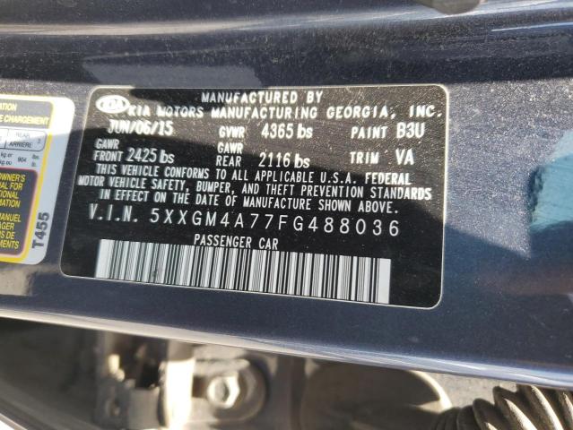 Photo 11 VIN: 5XXGM4A77FG488036 - KIA OPTIMA 