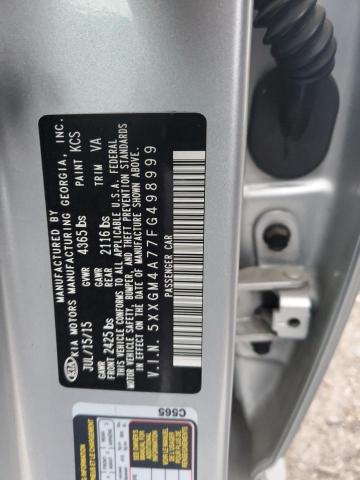 Photo 12 VIN: 5XXGM4A77FG498999 - KIA OPTIMA LX 