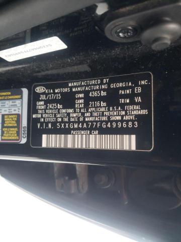 Photo 9 VIN: 5XXGM4A77FG499683 - KIA OPTIMA LX 