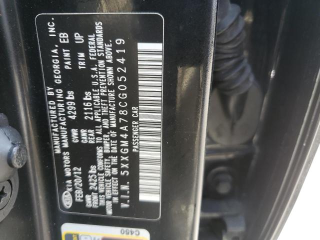 Photo 11 VIN: 5XXGM4A78CG052419 - KIA OPTIMA 