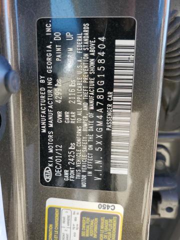 Photo 11 VIN: 5XXGM4A78DG158404 - KIA OPTIMA 