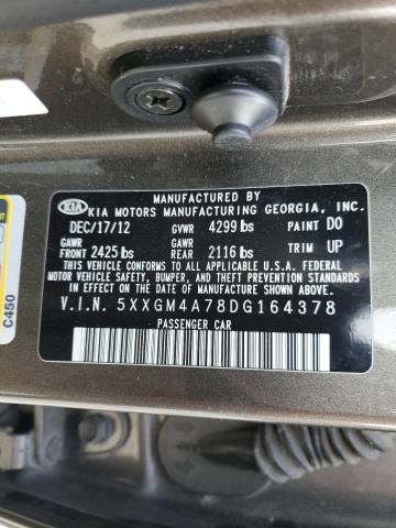 Photo 11 VIN: 5XXGM4A78DG164378 - KIA OPTIMA LX 