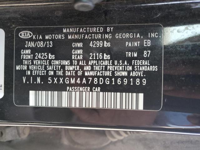 Photo 12 VIN: 5XXGM4A78DG169189 - KIA OPTIMA 