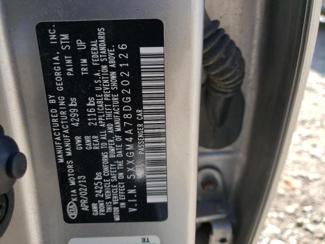 Photo 9 VIN: 5XXGM4A78DG202126 - KIA OPTIMA LX 