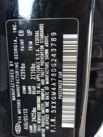 Photo 11 VIN: 5XXGM4A78DG243789 - KIA OPTIMA LX 