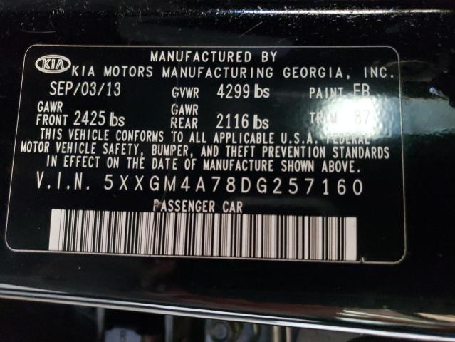 Photo 12 VIN: 5XXGM4A78DG257160 - KIA OPTIMA 