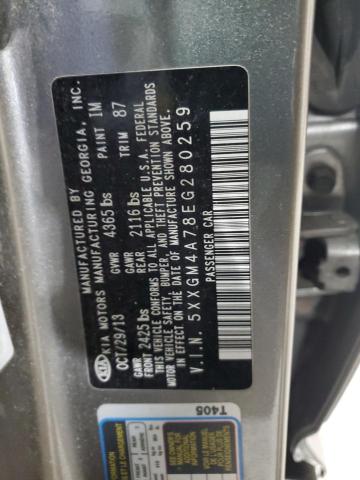 Photo 11 VIN: 5XXGM4A78EG280259 - KIA OPTIMA LX 