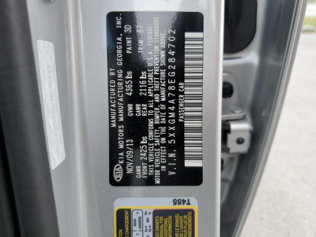 Photo 11 VIN: 5XXGM4A78EG284702 - KIA OPTIMA LX 