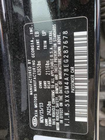 Photo 11 VIN: 5XXGM4A78EG287678 - KIA OPTIMA 