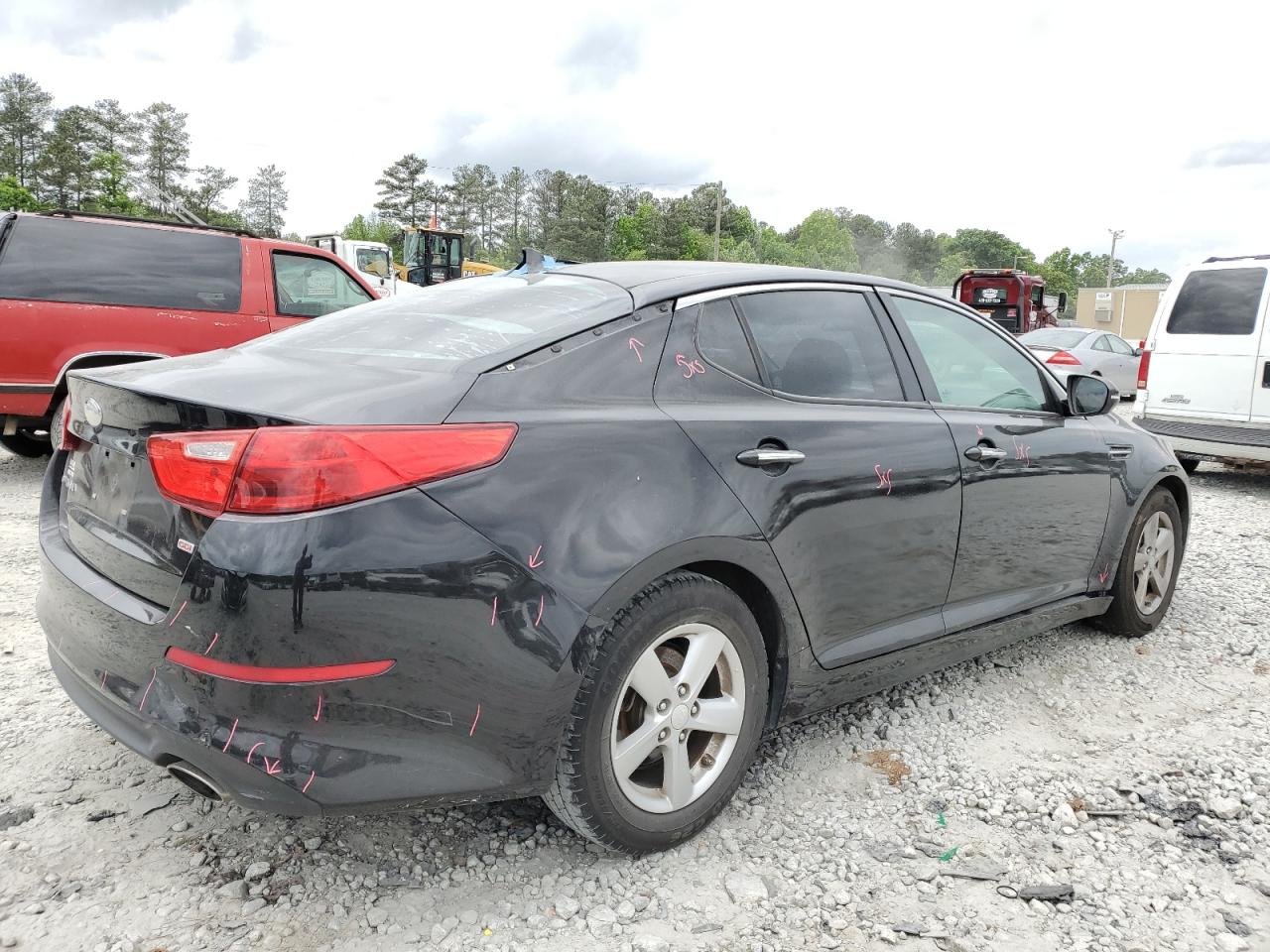 Photo 2 VIN: 5XXGM4A78EG288345 - KIA OPTIMA 