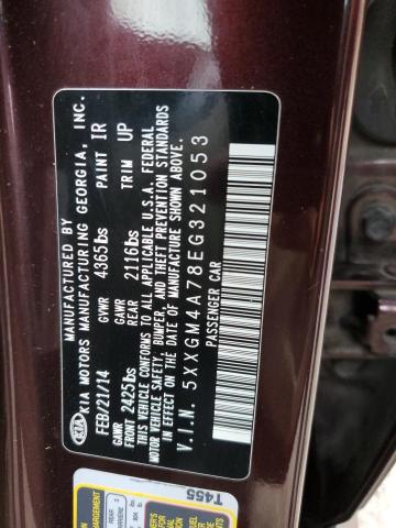 Photo 11 VIN: 5XXGM4A78EG321053 - KIA OPTIMA LX 