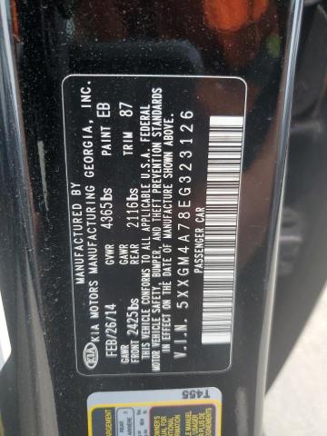 Photo 12 VIN: 5XXGM4A78EG323126 - KIA OPTIMA LX 