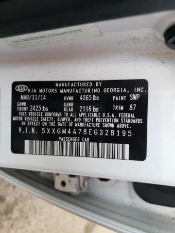 Photo 19 VIN: 5XXGM4A78EG328195 - KIA OPTIMA LX 