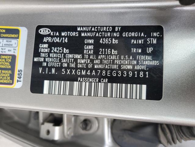 Photo 11 VIN: 5XXGM4A78EG339181 - KIA OPTIMA 