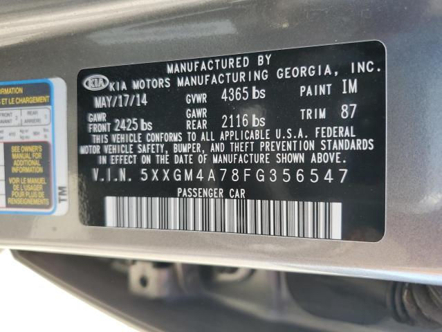 Photo 11 VIN: 5XXGM4A78FG356547 - KIA OPTIMA 