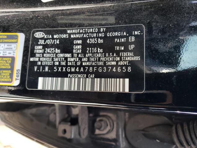 Photo 11 VIN: 5XXGM4A78FG374658 - KIA OPTIMA 