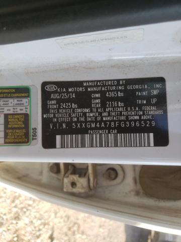 Photo 9 VIN: 5XXGM4A78FG396529 - KIA OPTIMA LX 