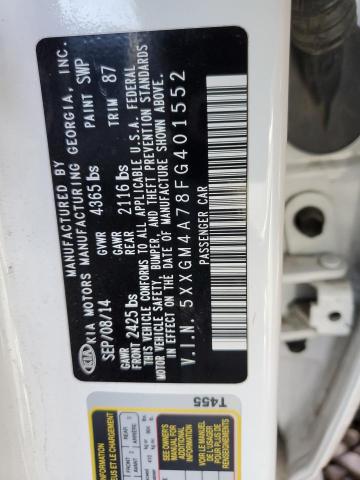 Photo 11 VIN: 5XXGM4A78FG401552 - KIA OPTIMA 