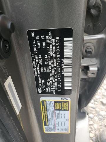 Photo 12 VIN: 5XXGM4A78FG404676 - KIA OPTIMA LX 