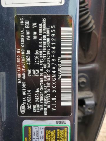 Photo 11 VIN: 5XXGM4A78FG412955 - KIA OPTIMA 