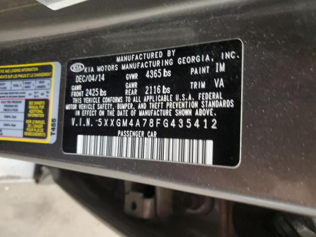 Photo 11 VIN: 5XXGM4A78FG435412 - KIA OPTIMA 