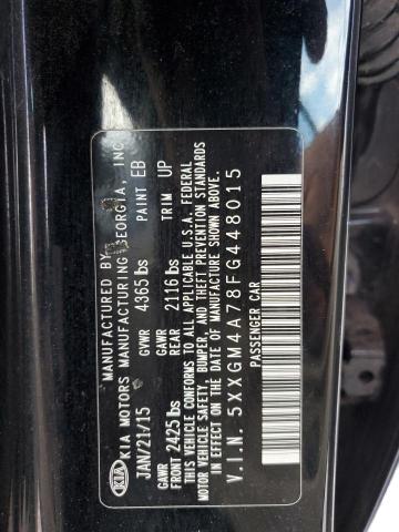 Photo 11 VIN: 5XXGM4A78FG448015 - KIA OPTIMA 