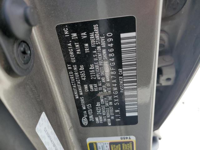 Photo 11 VIN: 5XXGM4A78FG486490 - KIA OPTIMA 