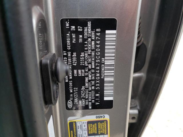 Photo 11 VIN: 5XXGM4A79CG044748 - KIA OPTIMA 