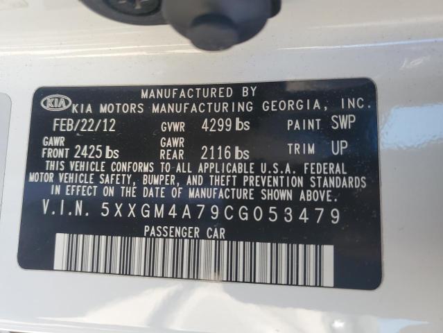 Photo 11 VIN: 5XXGM4A79CG053479 - KIA OPTIMA 