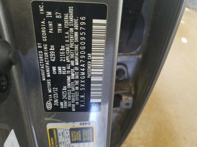 Photo 9 VIN: 5XXGM4A79DG095796 - KIA OPTIMA LX 