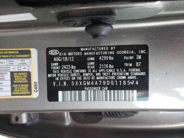 Photo 9 VIN: 5XXGM4A79DG118574 - KIA OPTIMA LX 