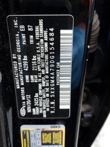 Photo 11 VIN: 5XXGM4A79DG154684 - KIA OPTIMA LX 