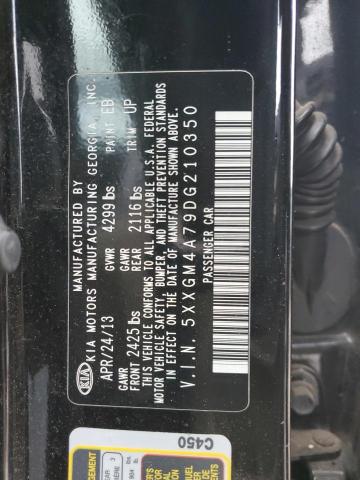 Photo 13 VIN: 5XXGM4A79DG210350 - KIA OPTIMA 