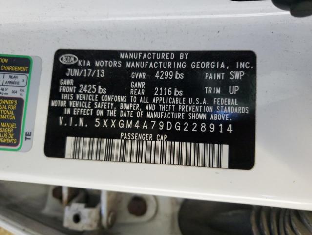 Photo 12 VIN: 5XXGM4A79DG228914 - KIA OPTIMA LX 