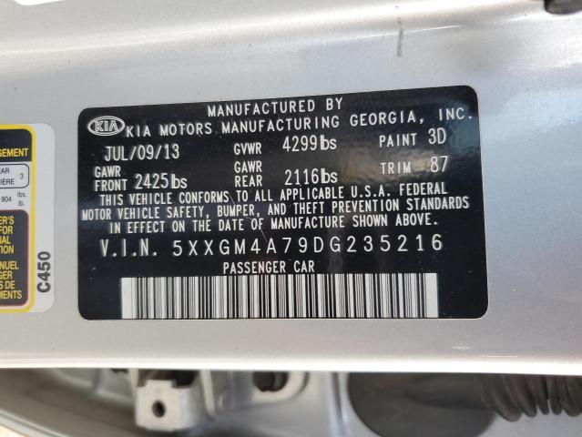 Photo 11 VIN: 5XXGM4A79DG235216 - KIA OPTIMA 