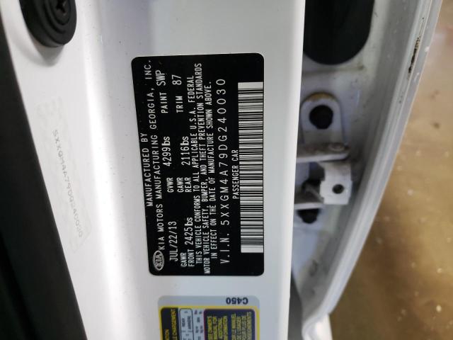 Photo 12 VIN: 5XXGM4A79DG240030 - KIA OPTIMA LX 