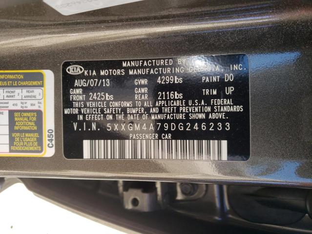 Photo 9 VIN: 5XXGM4A79DG246233 - KIA OPTIMA LX 