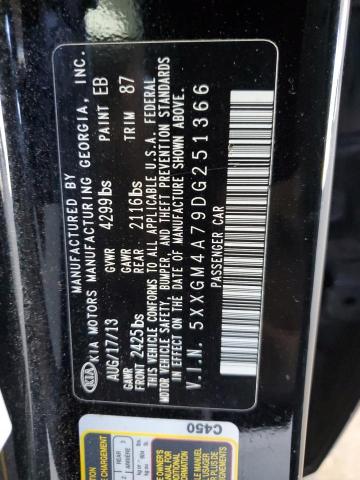 Photo 11 VIN: 5XXGM4A79DG251366 - KIA OPTIMA LX 