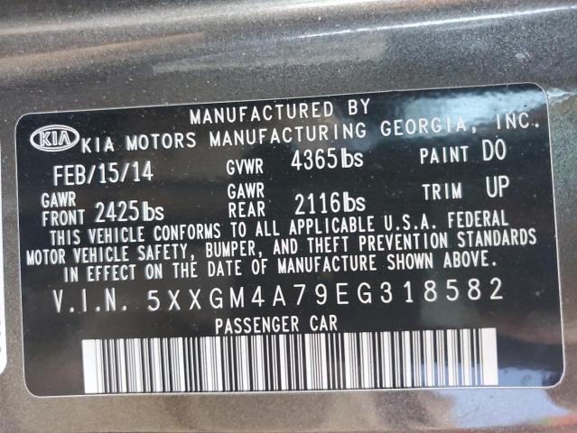 Photo 12 VIN: 5XXGM4A79EG318582 - KIA OPTIMA LX 