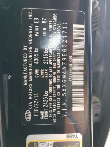 Photo 11 VIN: 5XXGM4A79EG321711 - KIA OPTIMA 