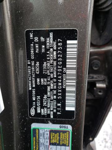 Photo 12 VIN: 5XXGM4A79EG327587 - KIA OPTIMA LX 