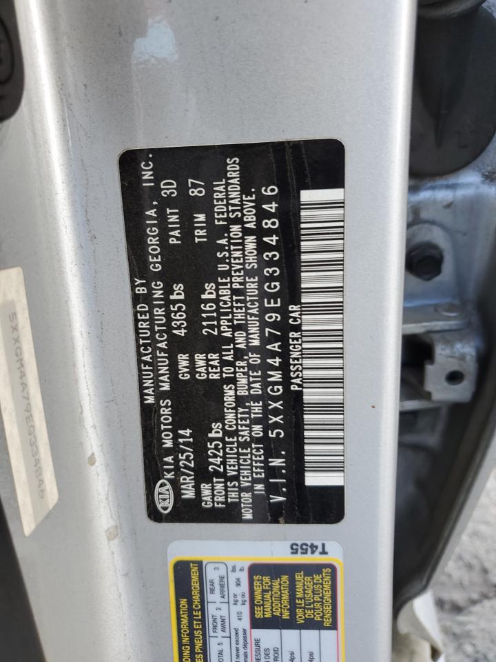 Photo 11 VIN: 5XXGM4A79EG334846 - KIA OPTIMA 