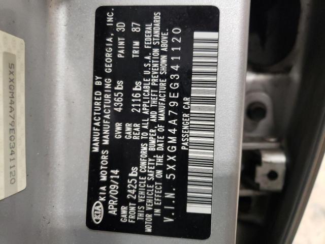 Photo 12 VIN: 5XXGM4A79EG341120 - KIA OPTIMA LX 