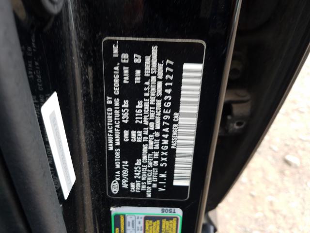 Photo 9 VIN: 5XXGM4A79EG341277 - KIA OPTIMA LX 