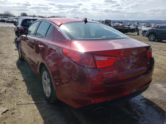 Photo 2 VIN: 5XXGM4A79EG344535 - KIA OPTIMA LX 