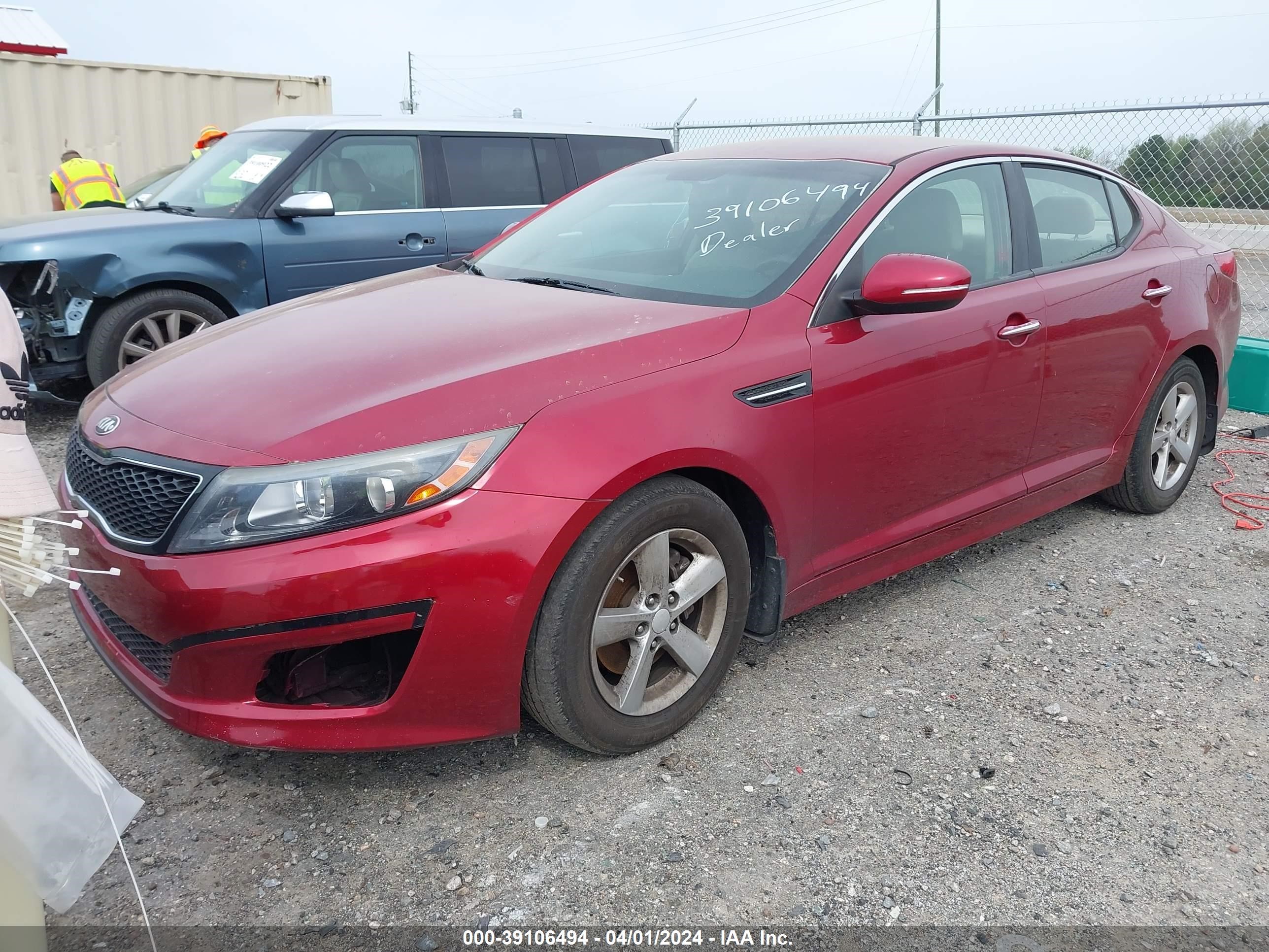 Photo 1 VIN: 5XXGM4A79FG353527 - KIA OPTIMA 