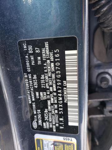 Photo 11 VIN: 5XXGM4A79FG370165 - KIA OPTIMA LX 