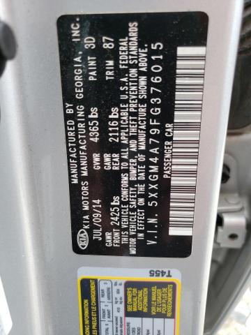 Photo 11 VIN: 5XXGM4A79FG376015 - KIA OPTIMA LX 