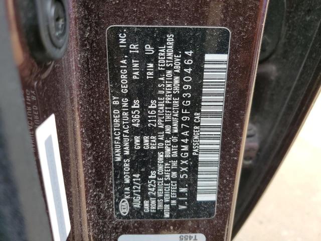 Photo 11 VIN: 5XXGM4A79FG390464 - KIA OPTIMA 