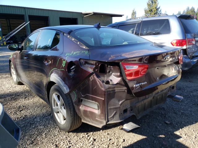 Photo 2 VIN: 5XXGM4A79FG445673 - KIA OPTIMA LX 